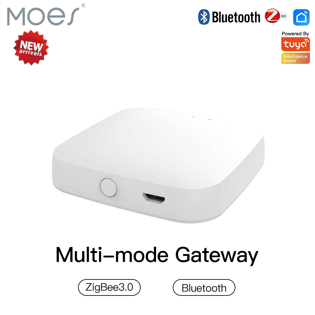 Smart Home Living - Moes หลายโหมดสมาร์ทเกตเวย์ ZigBee บลูทูธไร้สาย, ฮับตาข่ายทำงานร่วมกับ Tuya