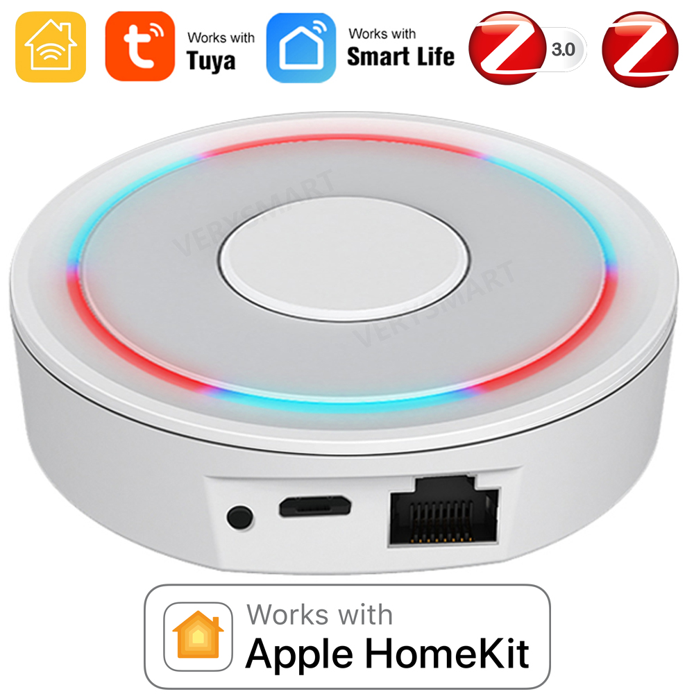 Smart Home Living - Homekkit ZigBee เกตเวย์ฮับสมาร์ทโฮมบริดจ์ ZigBee แอปการควบคุมระยะไกลทำงานร่วมกับ Apple