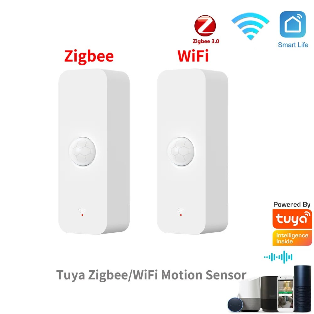 Smart Home Living - Tuya WiFi Zigbee PIR Motion Sensor