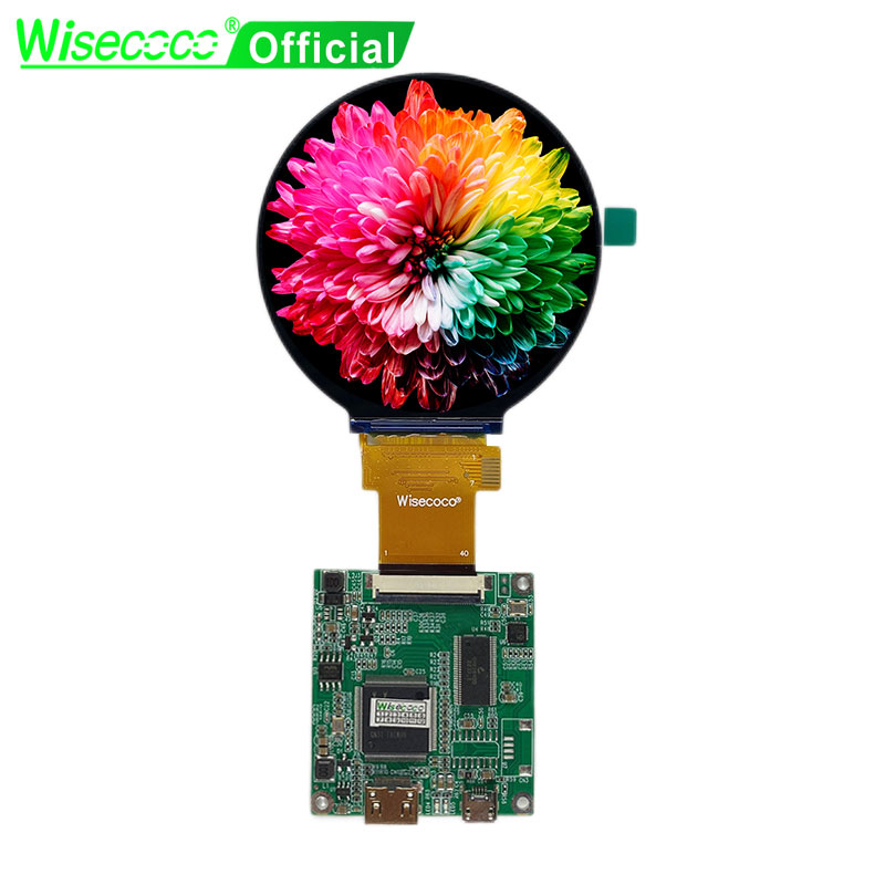 Smart Home Utilities - Wisecoco หน้าจอวงกลม2.8นิ้ว480x480 RGB IPS LCD โมดูลสำหรับเครื่องใช้ไฟฟ้าสมาร์ทโฮมหน้าจออัตโนมัติ