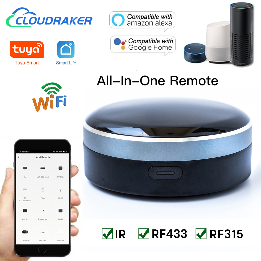 Smart Home Orvibo - Tuya IR RF 433/315รีโมทคอนโทรลอัจฉริยะ WIFI แบบสากลสำหรับทีวี