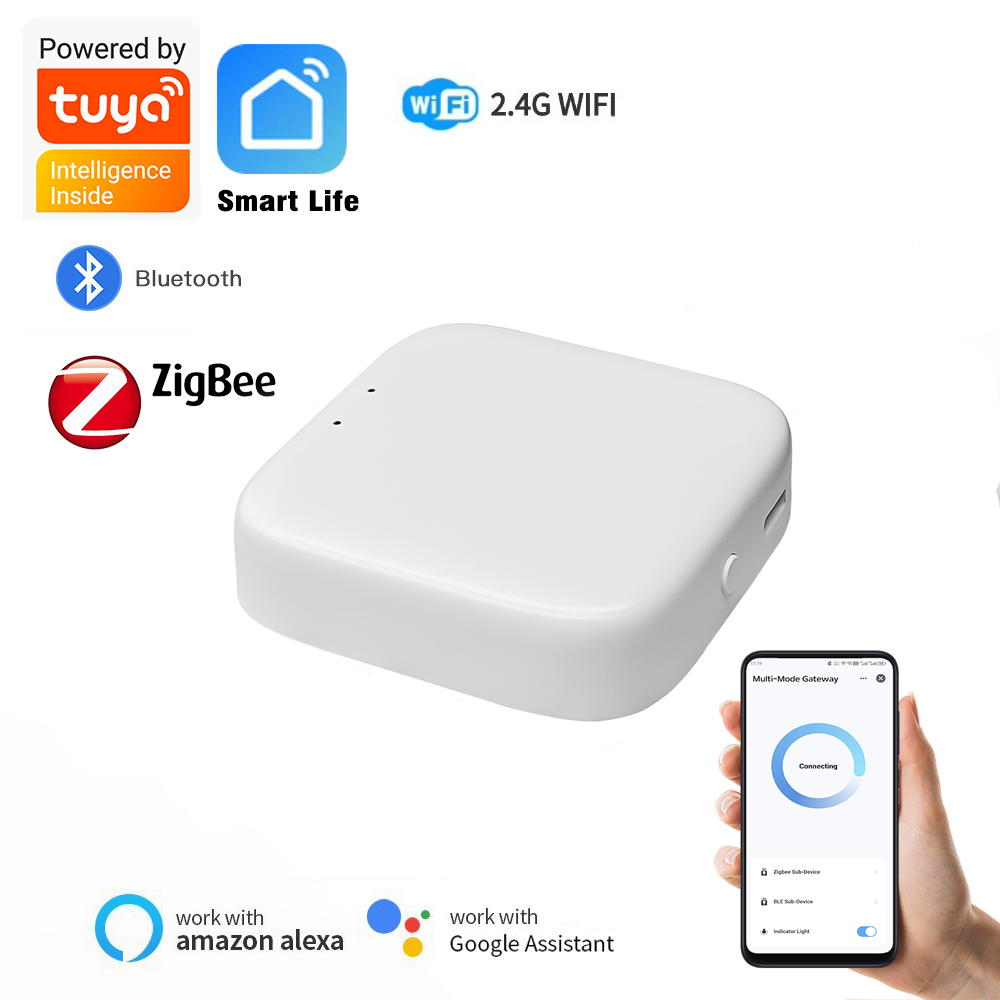 Smart Home Living - เกตเวย์ Zigbee อุปกรณ์ Tuya บลูทูธ ฮับอัจฉริยะแบบมีสาย