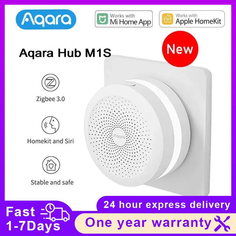 Smart Home Xiaomi Hub - Aqara Smart Hub M1S Gatewayไร้สายZigbee Wifi