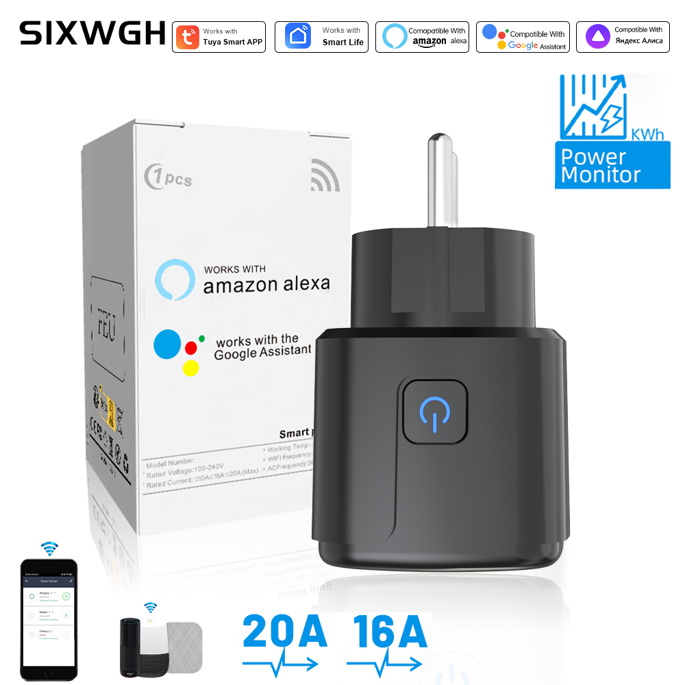 Tuya Wifi Socket - ปลั๊กอัจฉริยะ Tuya ควบคุมผ่าน WiFi รองรับปลั๊ก EU