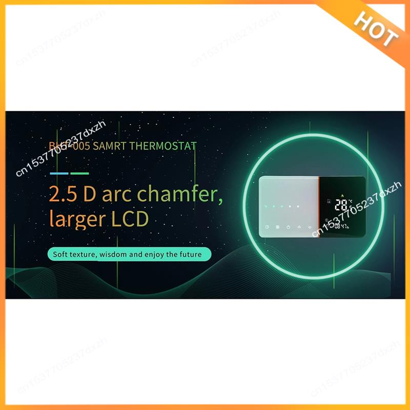 Smart Home Thermostat - A43M สมาร์ท Wifi Thermostat สําหรับน้ํา/เครื่องทําความร้อนใต้พื้นไฟฟ้า/หม้อต้มแก๊สทํางานสําหรับ Alexa