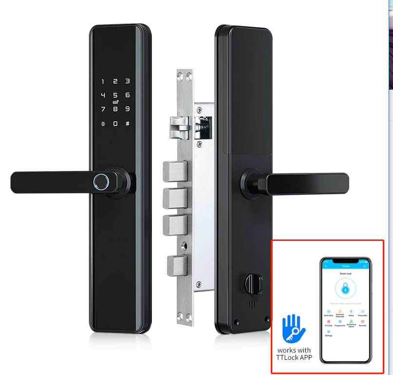 Smart Home Login - ระบบล็อคประตูอิเล็กทรอนิกส์ แบบ WiFi IP Cloud พร้อมระบบสแกนลายนิ้วมือ
