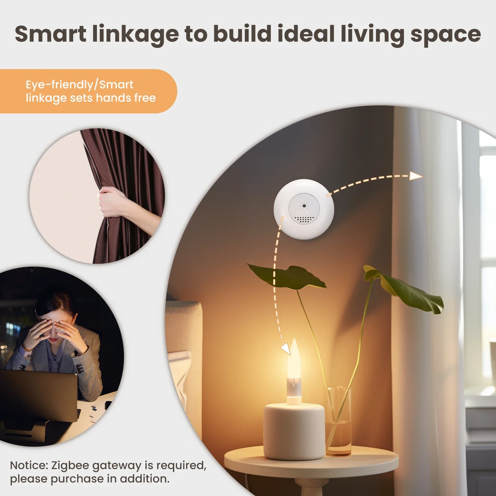 MOES Tuya Zigbee Smart Light S - Smart Home Moes บทวิจารณ์และราคา
