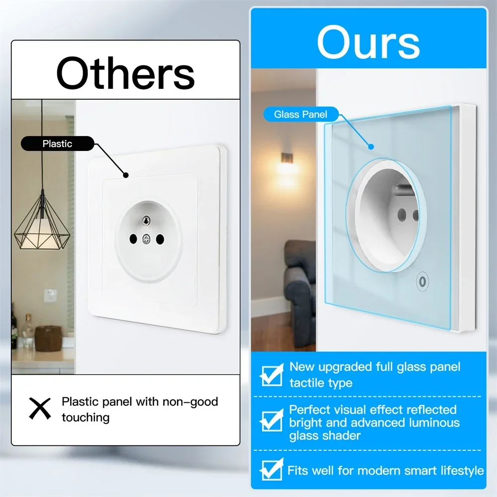 Moes ZigBee ซ็อกเก็ตผนัง WIFI  - Smart Home Living บทวิจารณ์และราคา