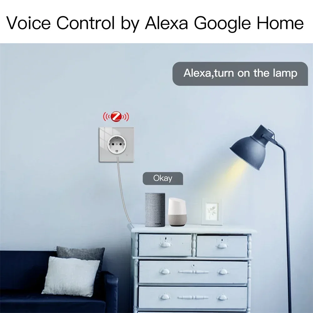 Moes ZigBee ซ็อกเก็ตผนัง WIFI  - Smart Home Living บทวิจารณ์และราคา