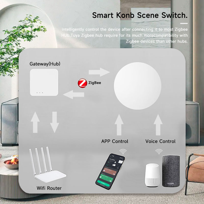 ทูยา ซิกบีปุ่มไร้สายอัจฉริยะ ส - Smart Home Tuya บทวิจารณ์และราคา