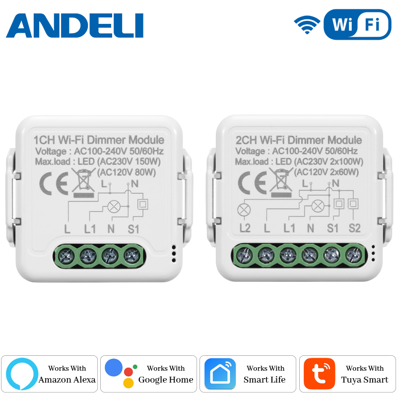 DIY Wifi Smart Dimmer Switch M - Tuya Wifi Socket บทวิจารณ์และราคา