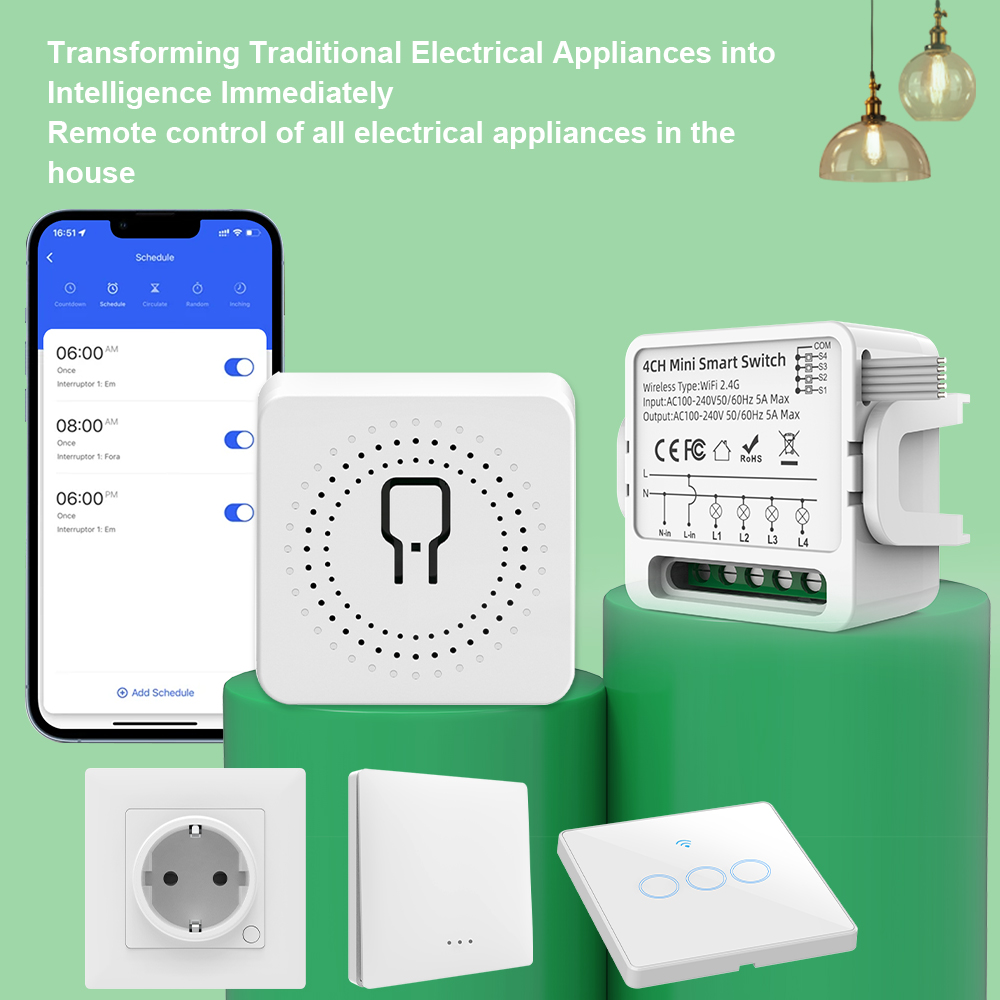 สวิตช์อัจฉริยะ Tuya WiFi 1/2/3 - Smart Home Tuya บทวิจารณ์และราคา