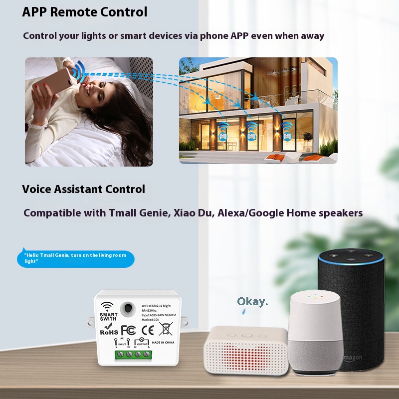 อุปกรณ์ตัดการเชื่อมต่ออัจฉริยะ - Tuya Wifi Socket บทวิจารณ์และราคา