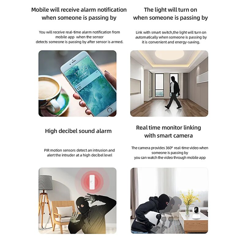 Tuya WiFi Zigbee PIR Motion Se - Smart Home Living บทวิจารณ์และราคา