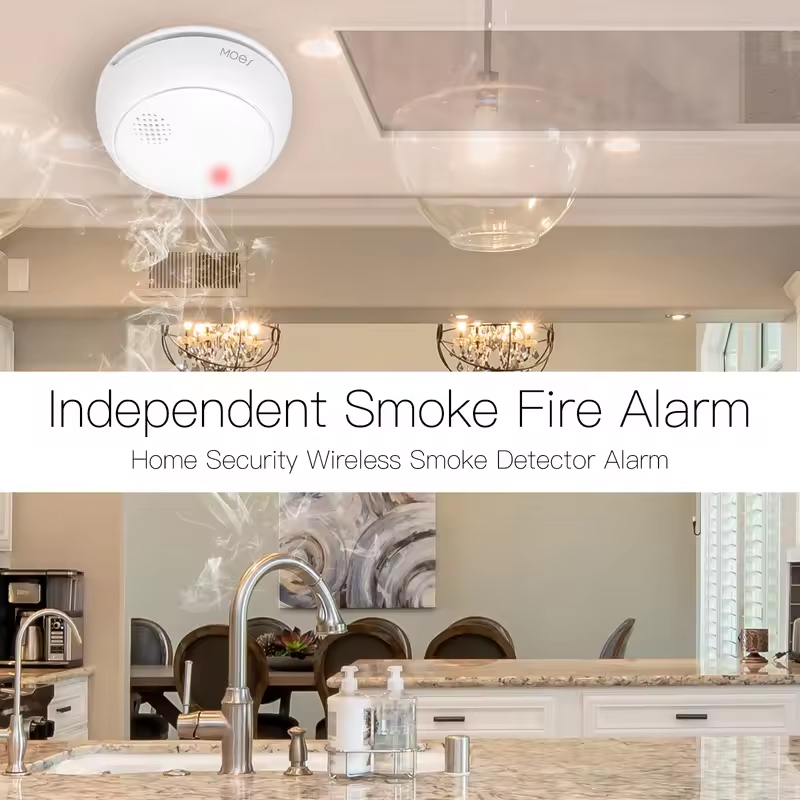 MOES ZigBee เครื่องตรวจจับควัน - Smart Home Moes บทวิจารณ์และราคา