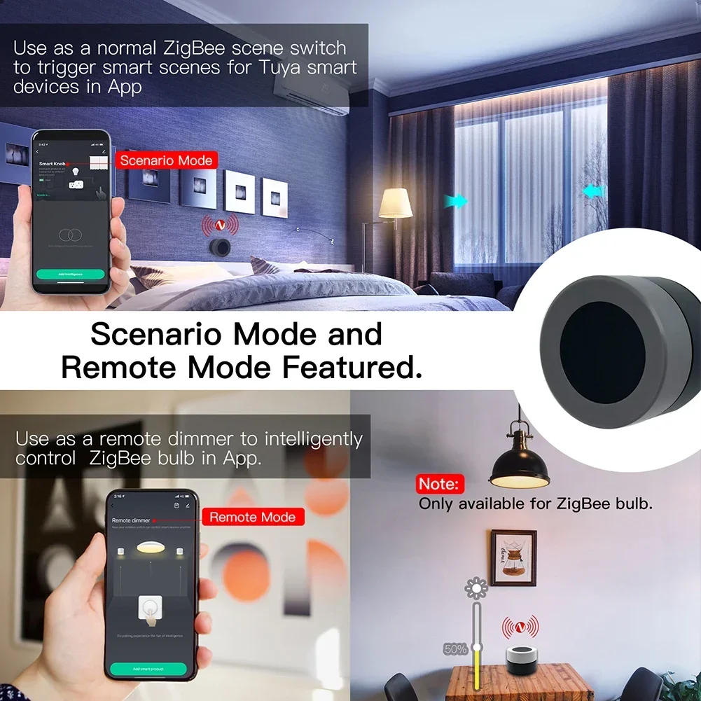 MOES Tuya ZigBee สวิตช์แบบหมุน - Smart Home Moes บทวิจารณ์และราคา