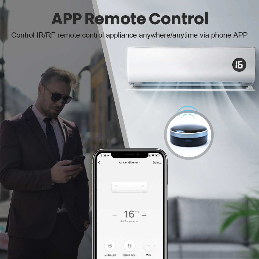Tuya IR RF 433/315รีโมทคอนโทรล - Smart Home Orvibo บทวิจารณ์และราคา