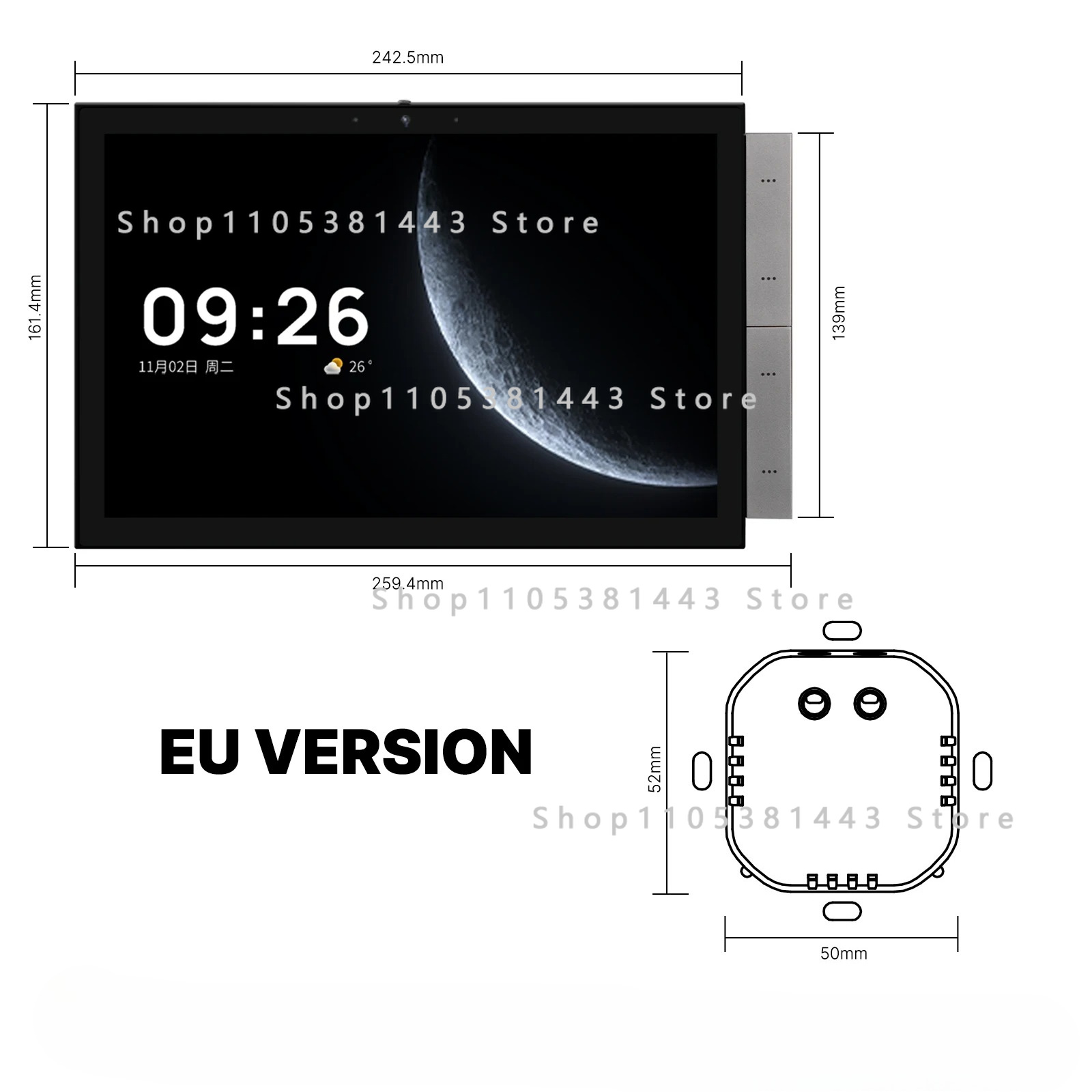 แผงควบคุมอัจฉริยะ Home Automat - Smart Home Moes บทวิจารณ์และราคา