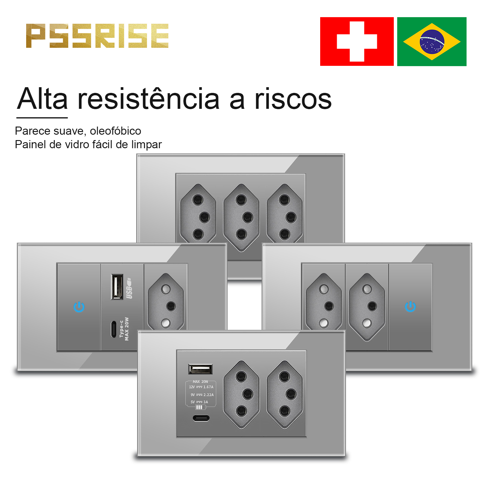 PSSRISE ปลั๊กไฟติดผนังแบบเต็มแ - Tuya Wifi Socket บทวิจารณ์และราคา