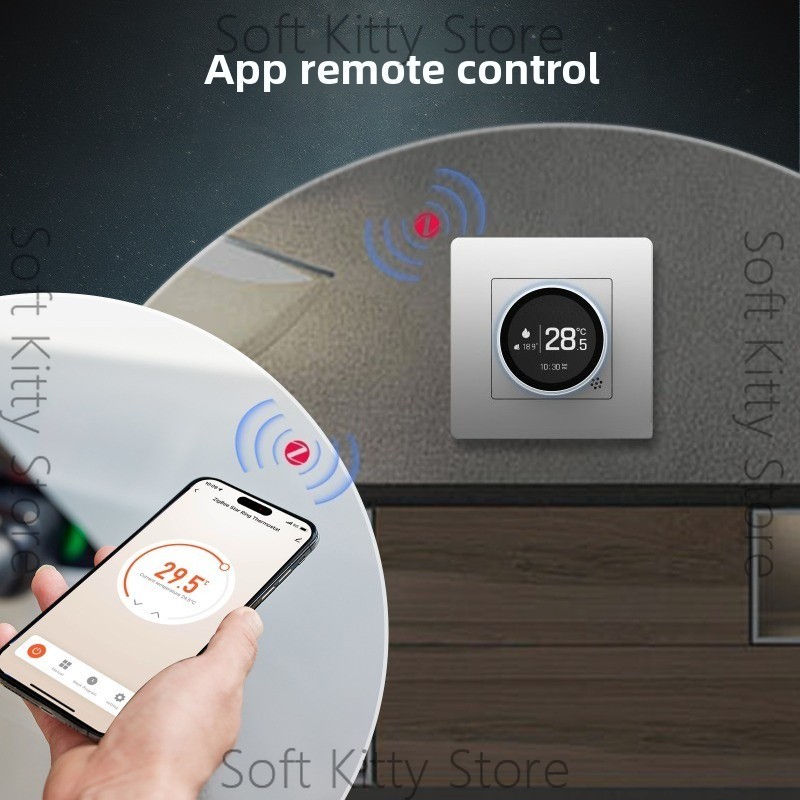 ปุ่มควบคุมอุณหภูมิพื้นแบบสมาร์ - Smart Home Thermostat บทวิจารณ์และราคา