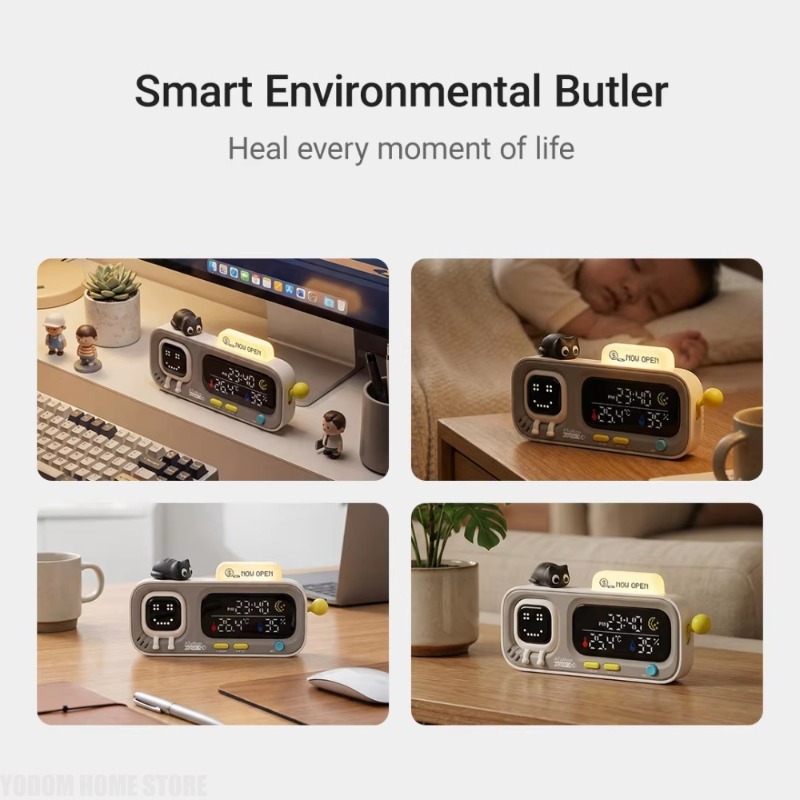 นาฬิกาปลุก LED อัจฉริยะ พร้อมเ - Smart Home Icon บทวิจารณ์และราคา