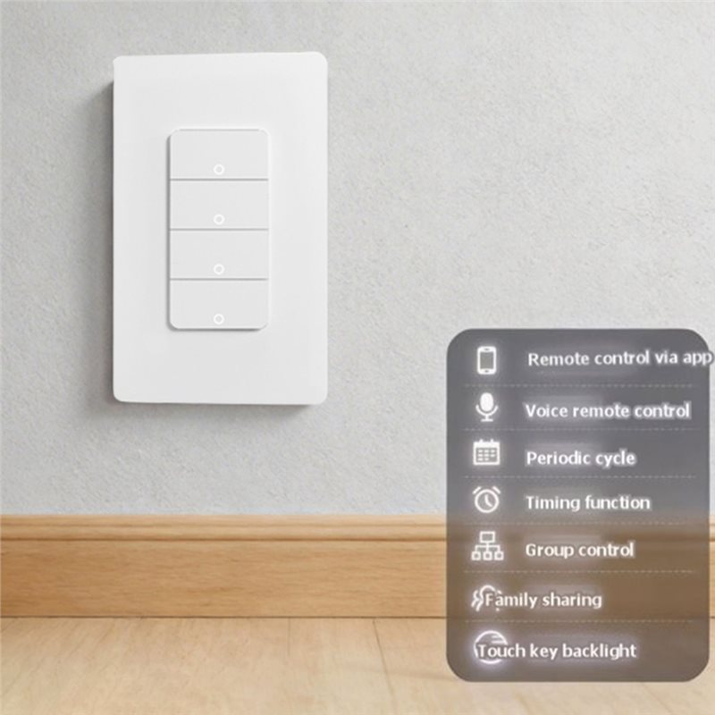 A25F-Wifi Tuya Smart Switch เว - Smart Home Alexa บทวิจารณ์และราคา