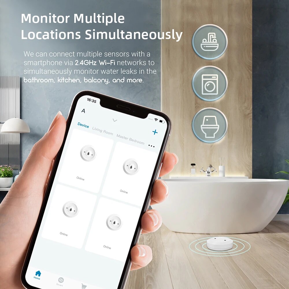 เซ็นเซอร์ตรวจจับน้ำรั่วซึม Zig - Zigbee Gateway บทวิจารณ์และราคา