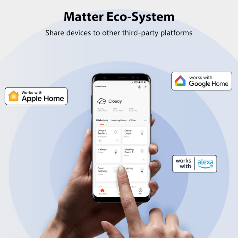 โมดูลสวิตช์ไฟ Matter แบบ 2 ช่อ - Smart Home Alexa บทวิจารณ์และราคา