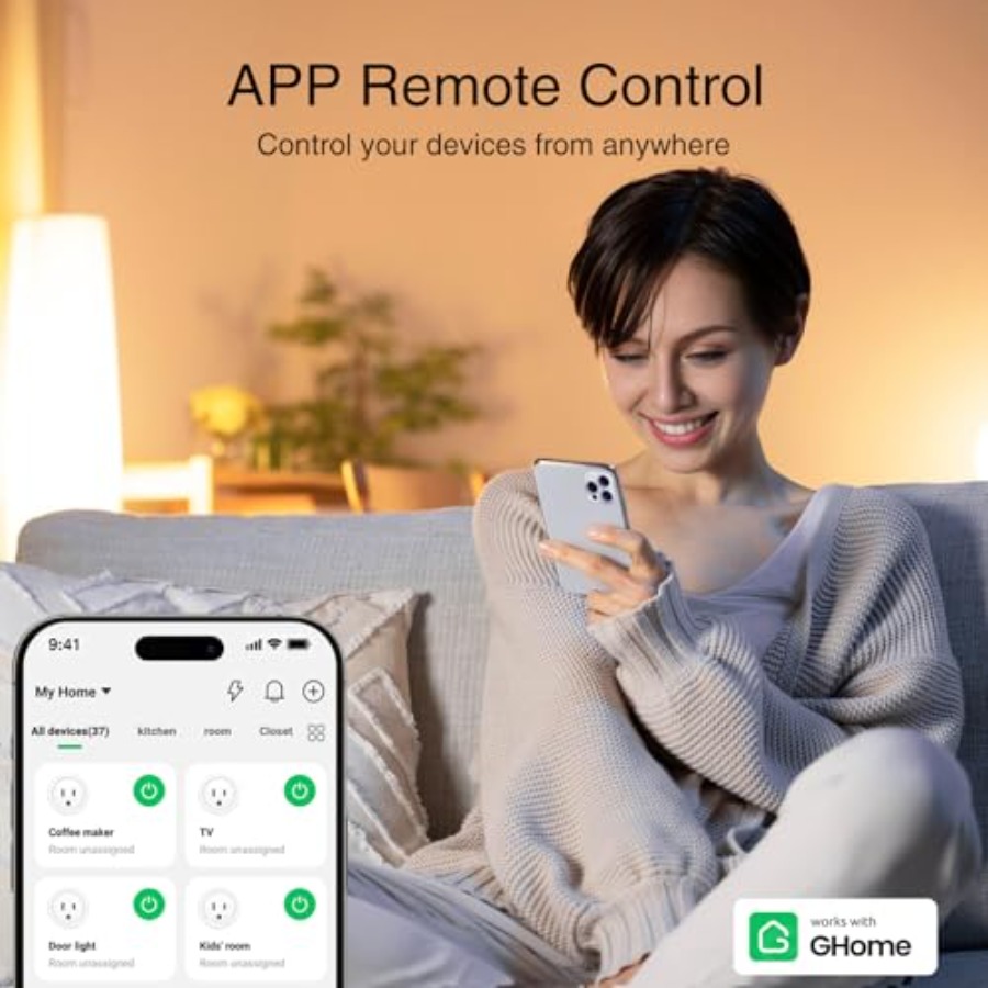 ปลั๊กไฟอัจฉริยะ WiFi ทำงานร่วม - Smart Home Alexa บทวิจารณ์และราคา