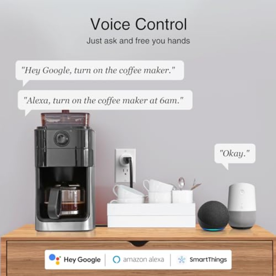 ปลั๊กไฟอัจฉริยะ WiFi ทำงานร่วม - Smart Home Alexa บทวิจารณ์และราคา