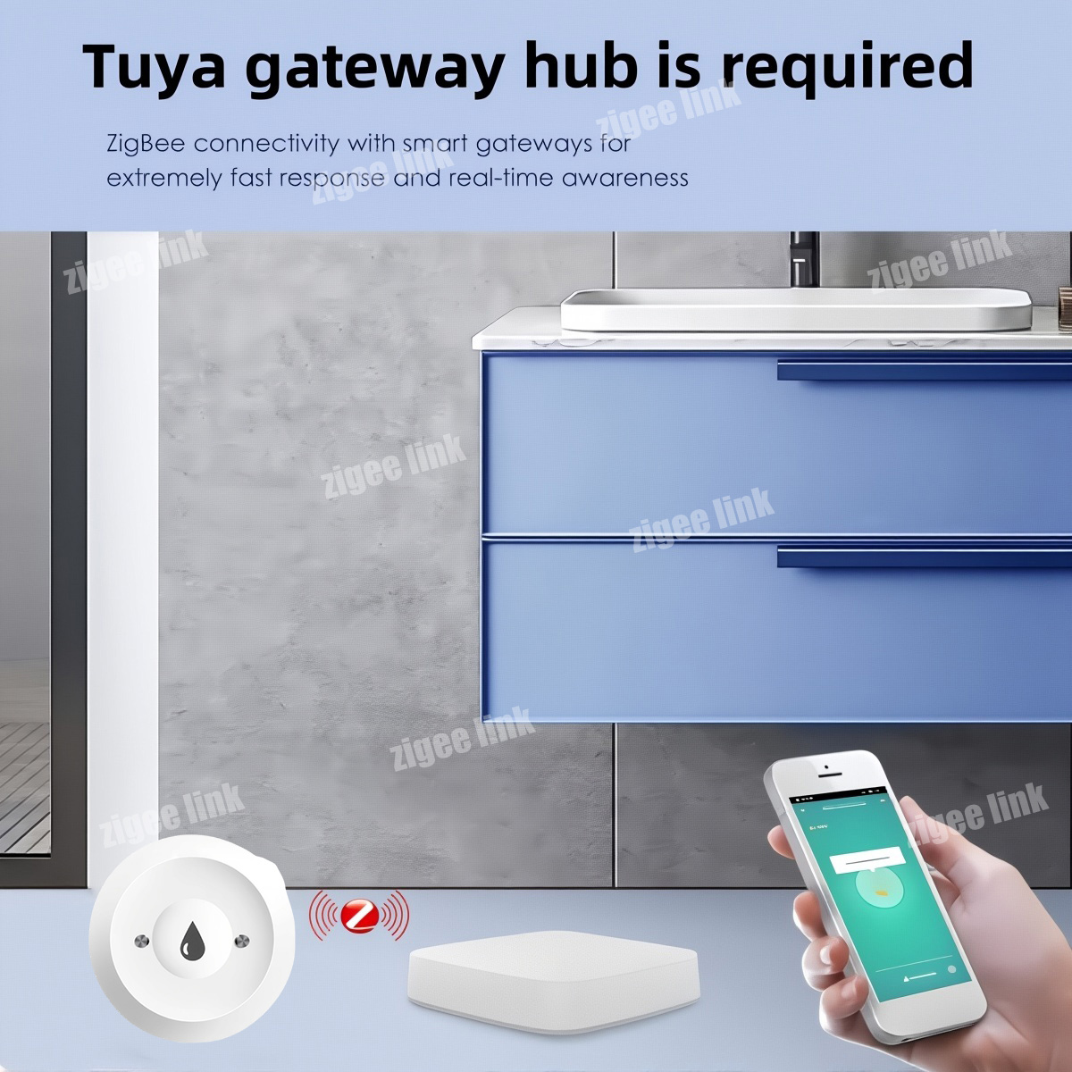 เซ็นเซอร์น้ำ ZigBee 3.0 เครื่อ - Zigbee Gateway บทวิจารณ์และราคา