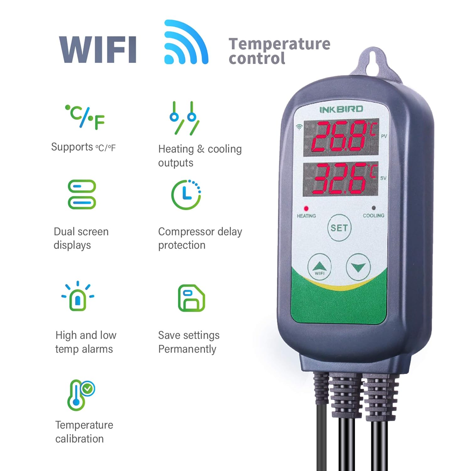 Inkbird ตัวควบคุมอุณหภูมิดิจิต - Smart Home Thermostat บทวิจารณ์และราคา