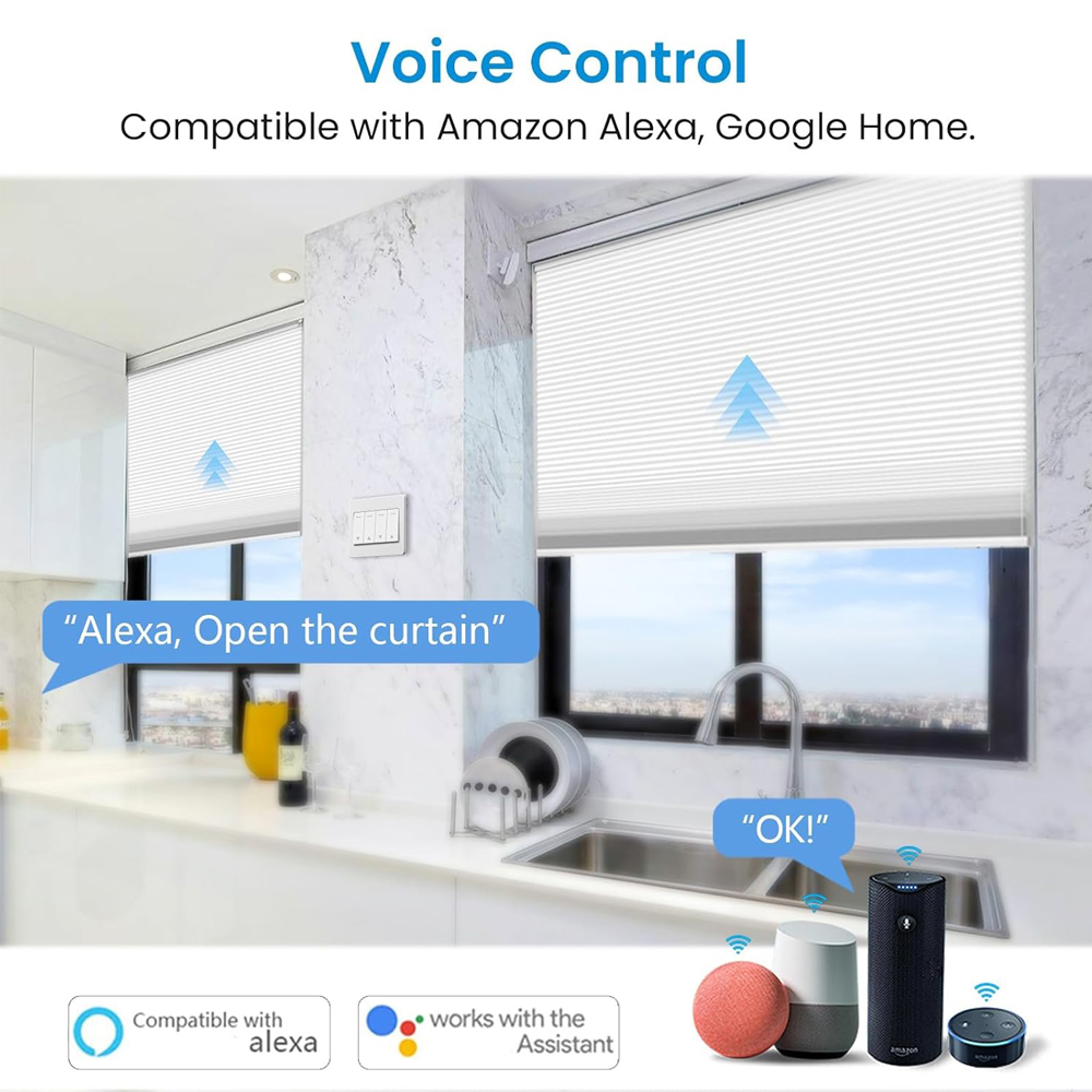 สวิตช์ม่านอัจฉริยะสำหรับมอเตอร - Smart Home Alexa บทวิจารณ์และราคา