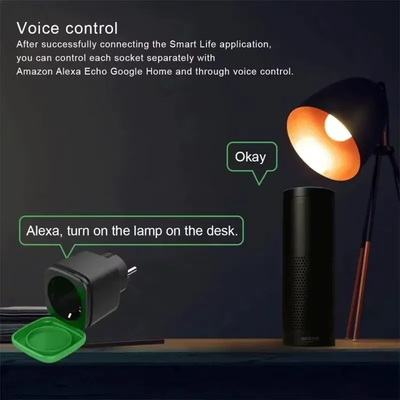 ปลั๊กไฟอัจฉริยะ Tuya EU 16A Wi - Tuya Wifi Socket บทวิจารณ์และราคา