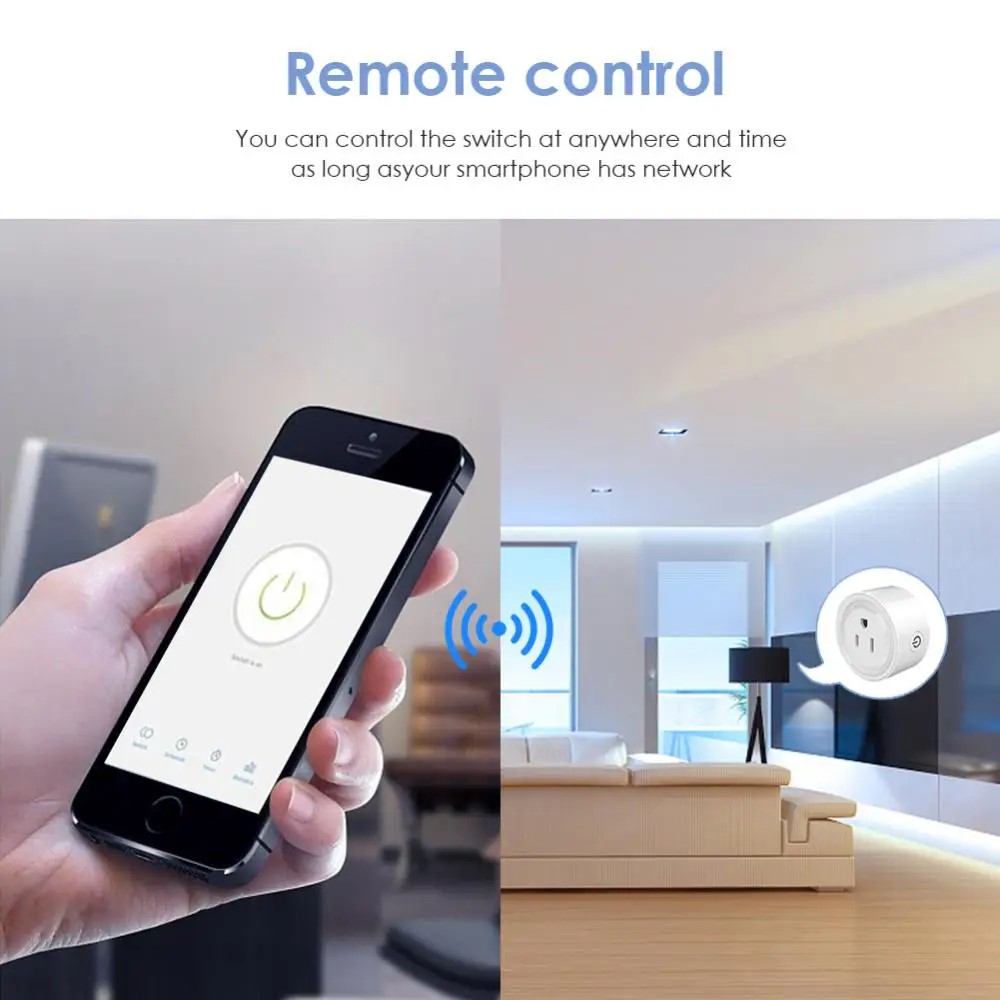 Tuya สมาร์ท Wifi Plug US มาตรฐ - Smart Home Utilities บทวิจารณ์และราคา