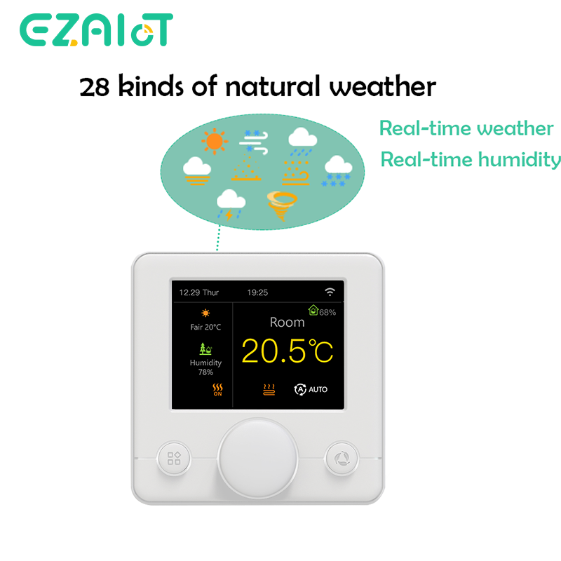 เครื่องทำความร้อนบนพื้น Wi-Fi  - Smart Home Thermostat บทวิจารณ์และราคา