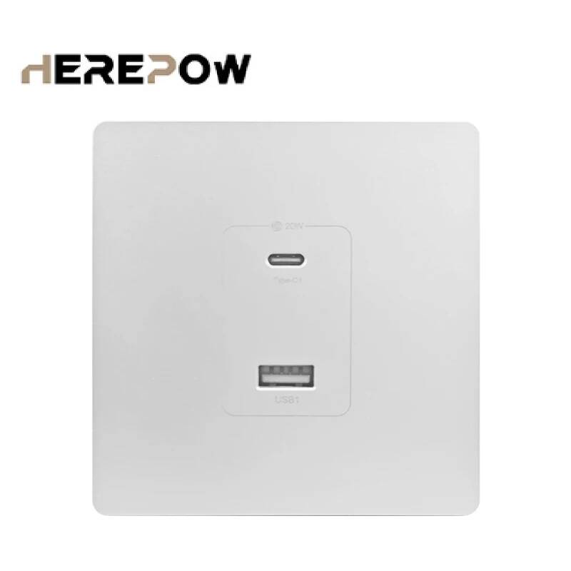 ปลั๊กไฟติดผนัง Herepow พร้อมพอ - Smart Home Utilities บทวิจารณ์และราคา