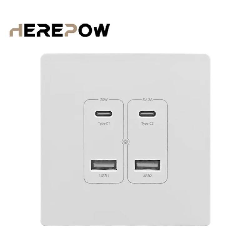 ปลั๊กไฟติดผนัง Herepow พร้อมพอ - Smart Home Utilities บทวิจารณ์และราคา