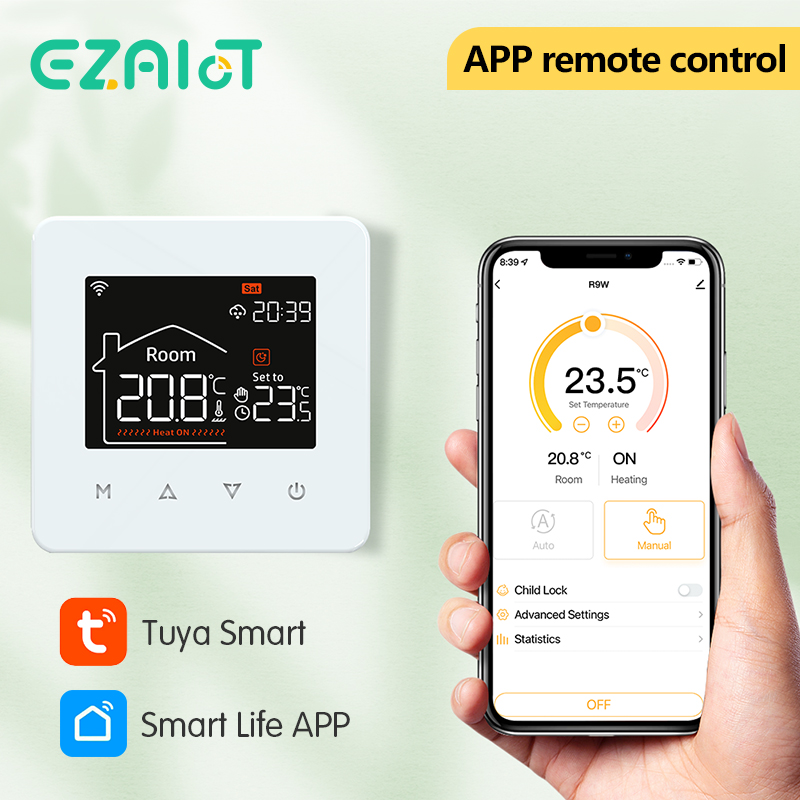 เทอร์โมสตัทอัจฉริยะ WiFi Tuya  - Smart Home Thermostat บทวิจารณ์และราคา