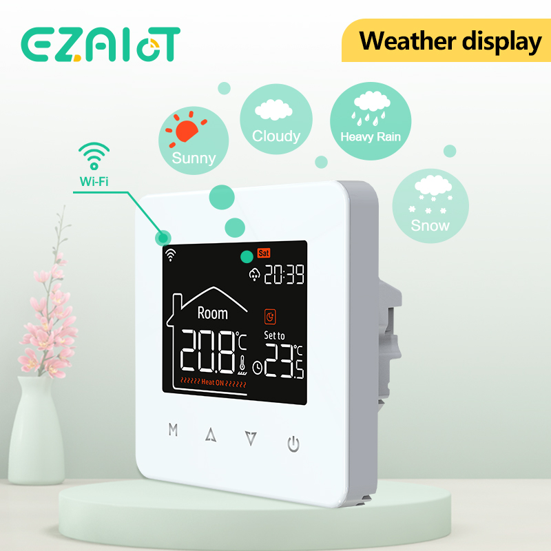 เทอร์โมสตัทอัจฉริยะ WiFi Tuya  - Smart Home Thermostat บทวิจารณ์และราคา