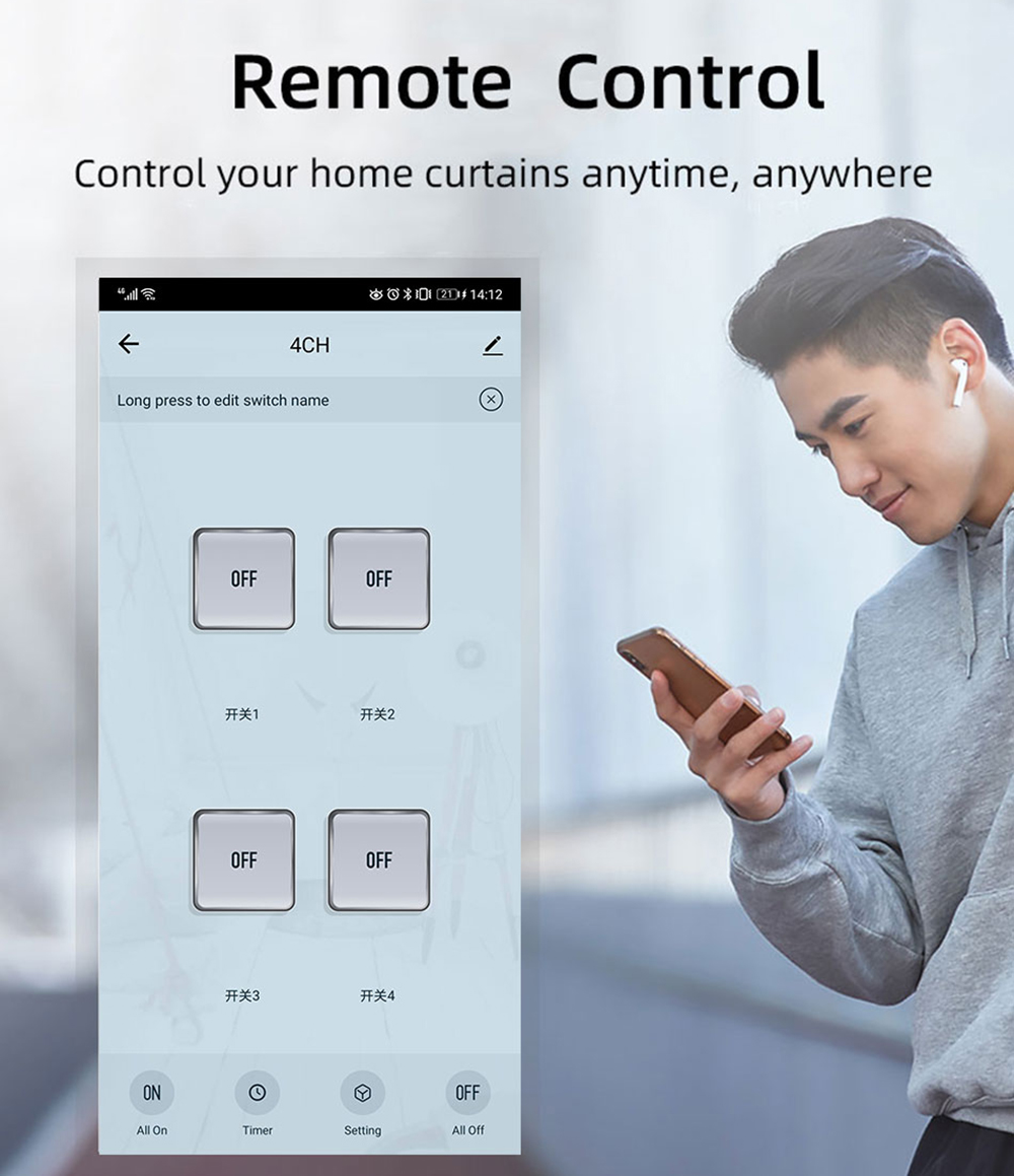 โมดูลสวิตช์รีเลย์ Tuya 4CH Zig - Smart Home Tuya บทวิจารณ์และราคา