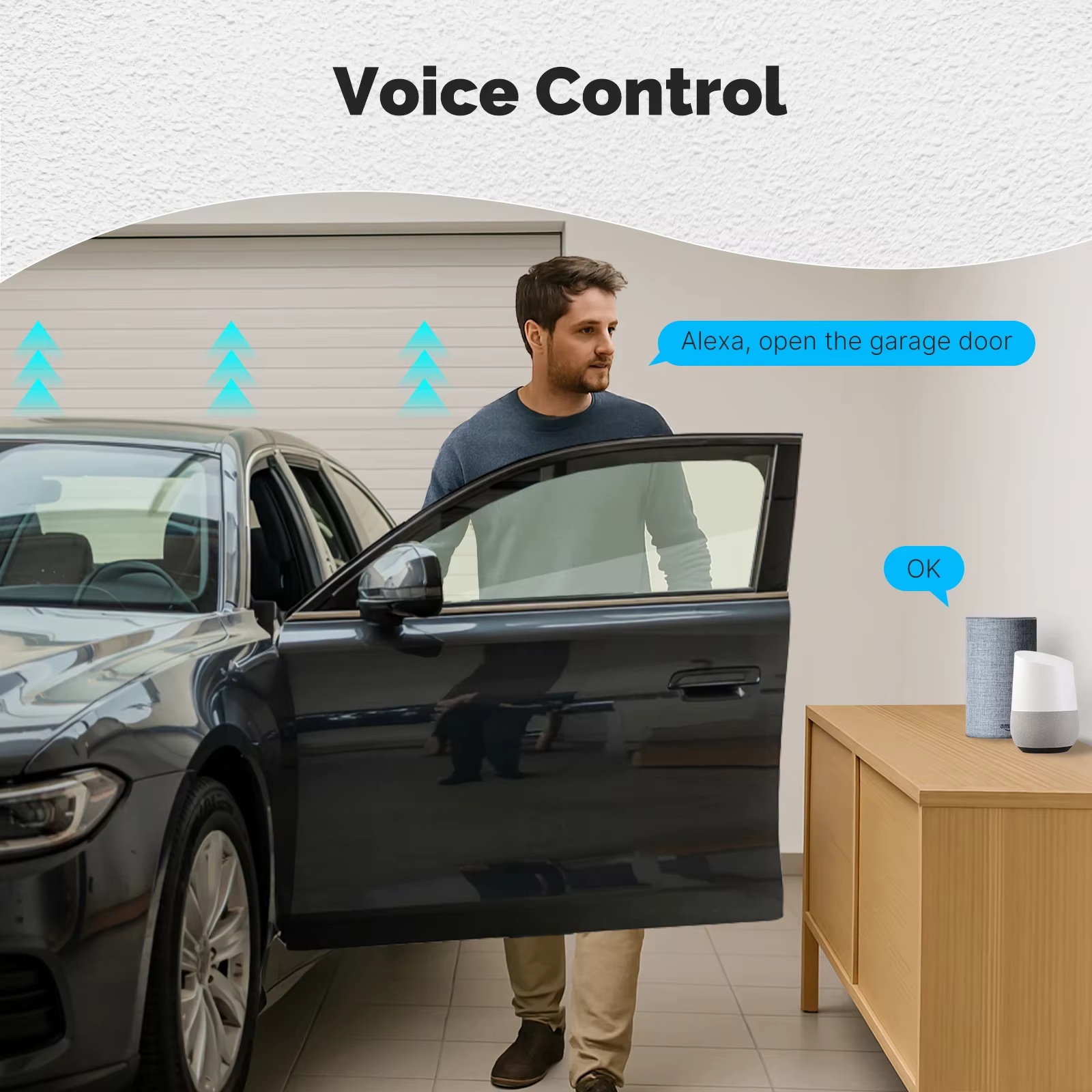 โมดูลควบคุมประตูโรงรถ MOES Zig - Smart Home Alexa บทวิจารณ์และราคา