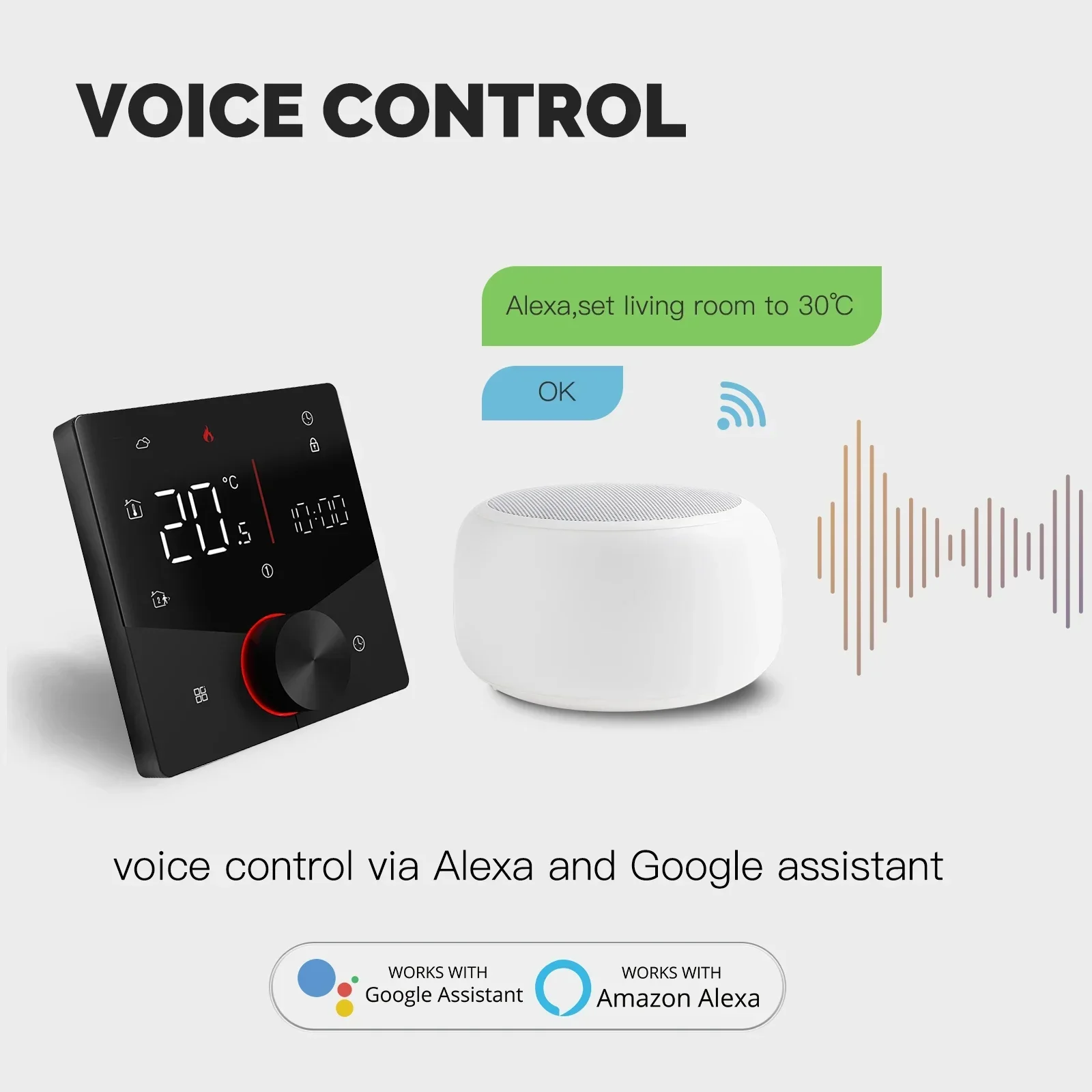เทอร์โมสตัทอัจฉริยะ MOES Tuya  - Smart Home Thermostat บทวิจารณ์และราคา