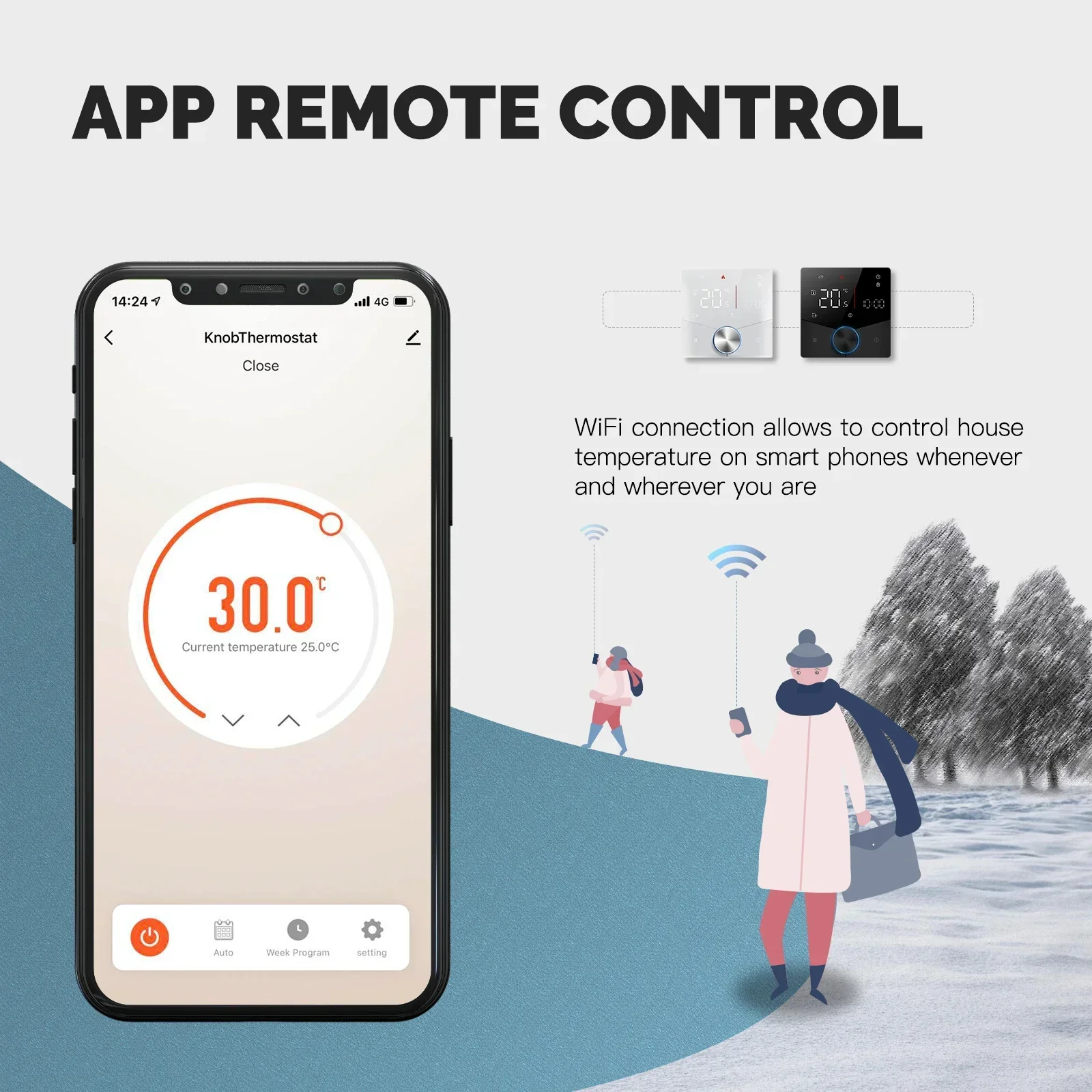 เทอร์โมสตัทอัจฉริยะ MOES Tuya  - Smart Home Thermostat บทวิจารณ์และราคา