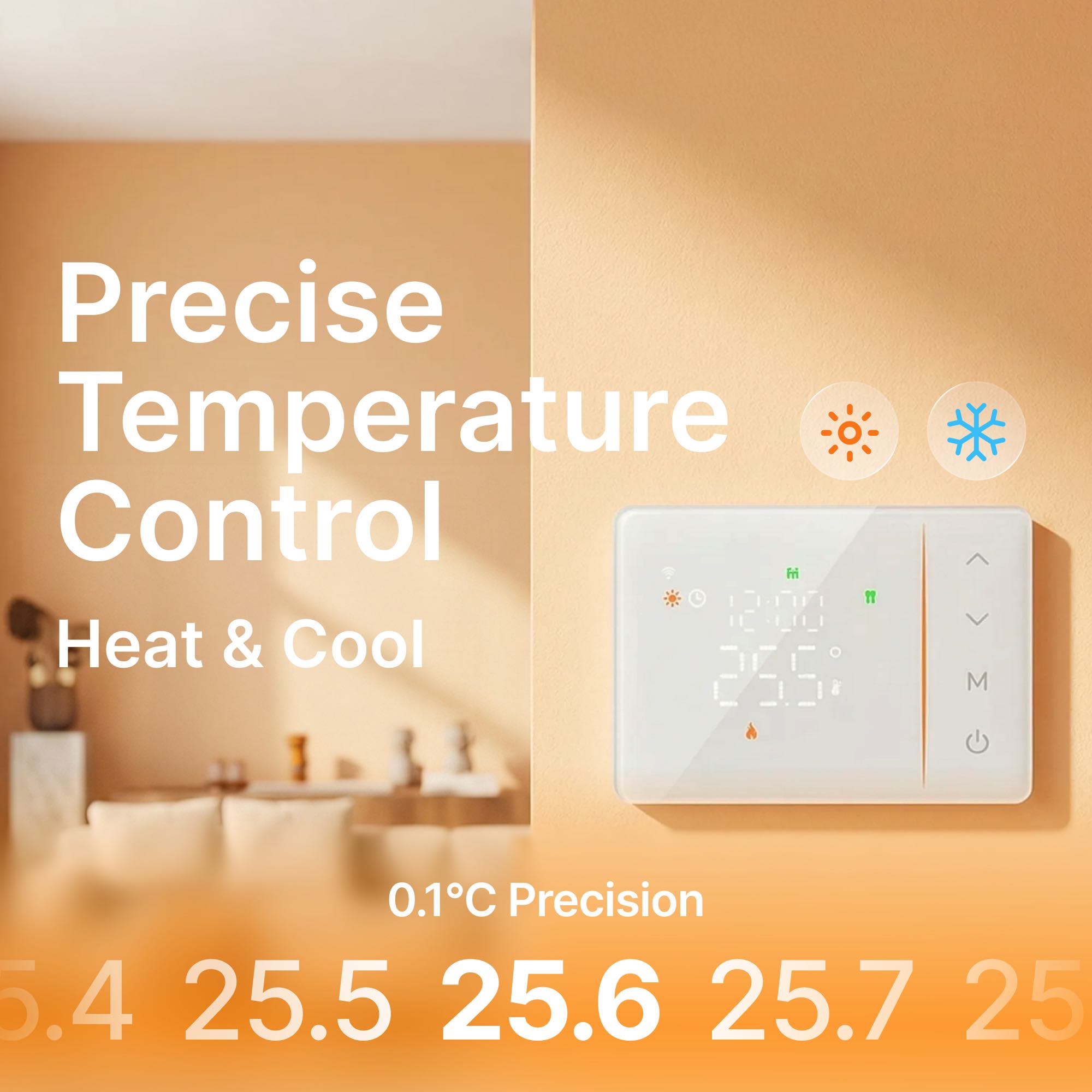 เทอร์โมสตัทอัจฉริยะ Tuya ใช้แบ - Smart Home Thermostat บทวิจารณ์และราคา