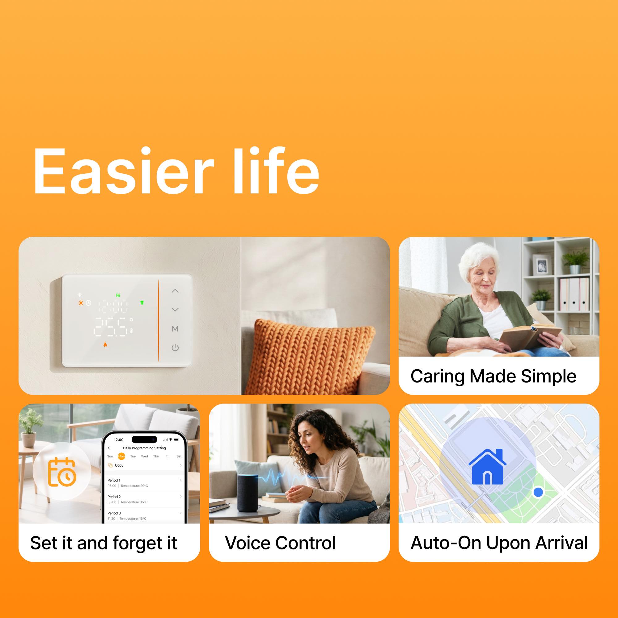 เทอร์โมสตัทอัจฉริยะ Tuya ใช้แบ - Smart Home Thermostat บทวิจารณ์และราคา