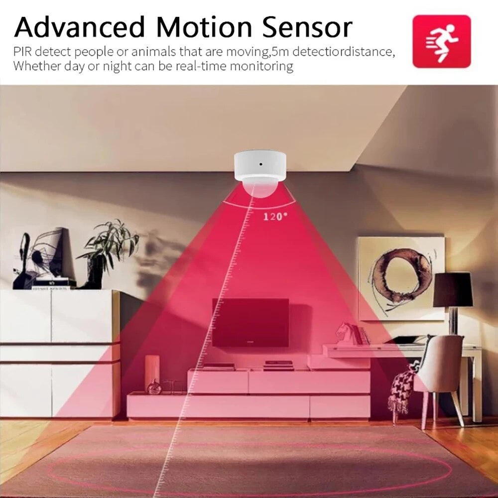 ZigBee MINI PIR เซ็นเซอร์ตรวจจ - Smart Home Zigbee Gateway บทวิจารณ์และราคา
