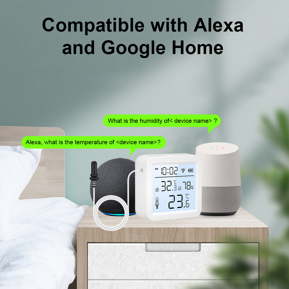 เซ็นเซอร์วัดอุณหภูมิและความชื้ - Smart Home Tuya บทวิจารณ์และราคา