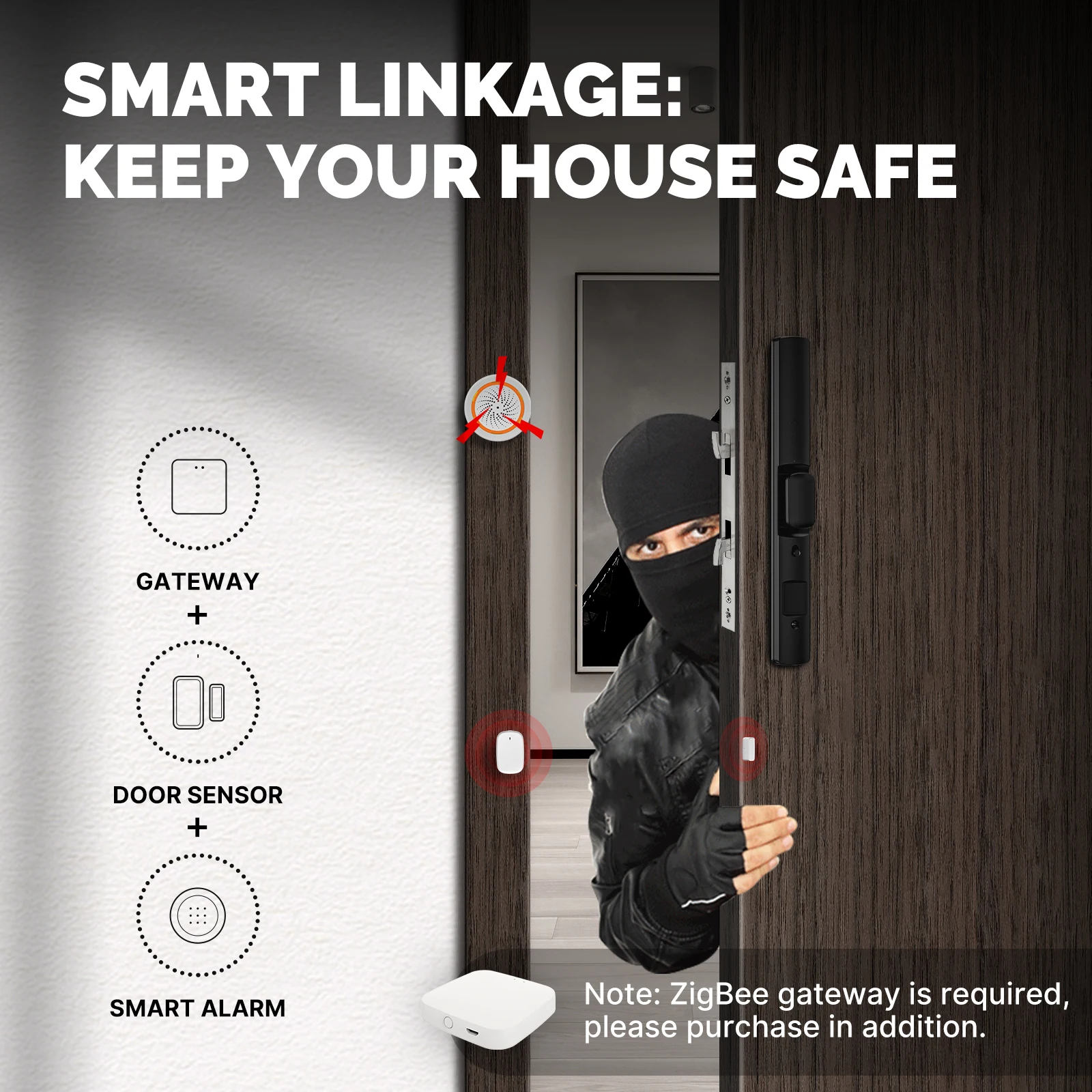 MOES Tuya ZigBee สมาร์ทหน้าต่า - Smart Home Moes บทวิจารณ์และราคา